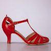 Banned Retro Pumps | Dance Me To The Stars Pumps In Rot