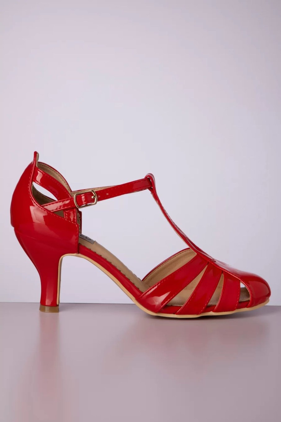 Banned Retro Pumps | Dance Me To The Stars Pumps In Rot