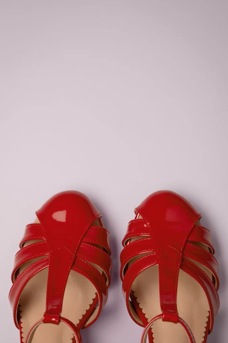 Banned Retro Pumps | Dance Me To The Stars Pumps In Rot