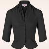 Miss Candyfloss Jacken | Liza Lou Blazer Jacke In Schwarz