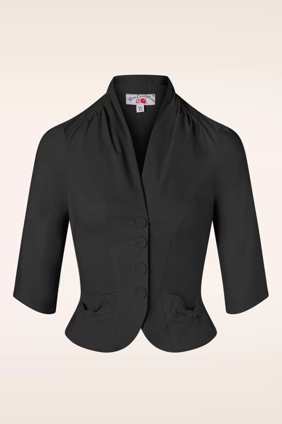 Miss Candyfloss Jacken | Liza Lou Blazer Jacke In Schwarz