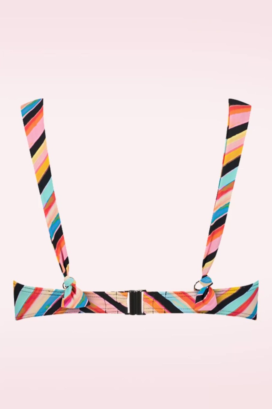 Cyell Bikinis | Chevron Chic Padded Bikini Top In Multi