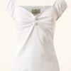 Collectif Clothing Tops | Dolores Top Carmen White