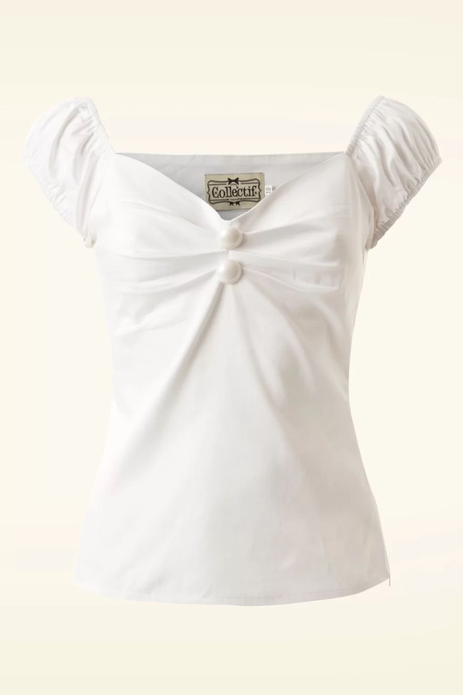 Collectif Clothing Tops | Dolores Top Carmen White