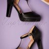 Banned Retro Pumps | Country Rose Heels In Schwarz