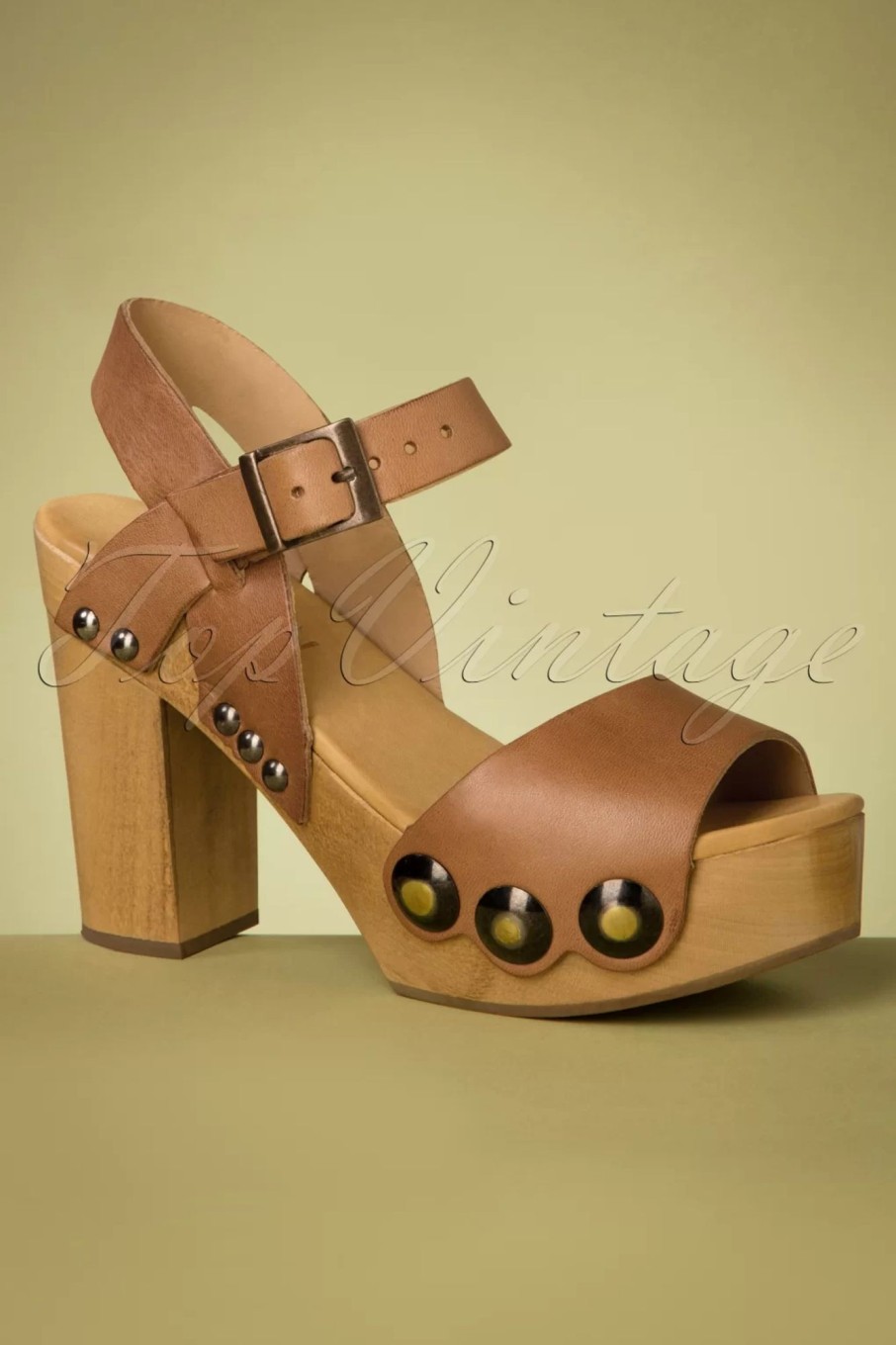 Gru00fcnbein Sandalen | Carmen Clogs In Whiskybraun