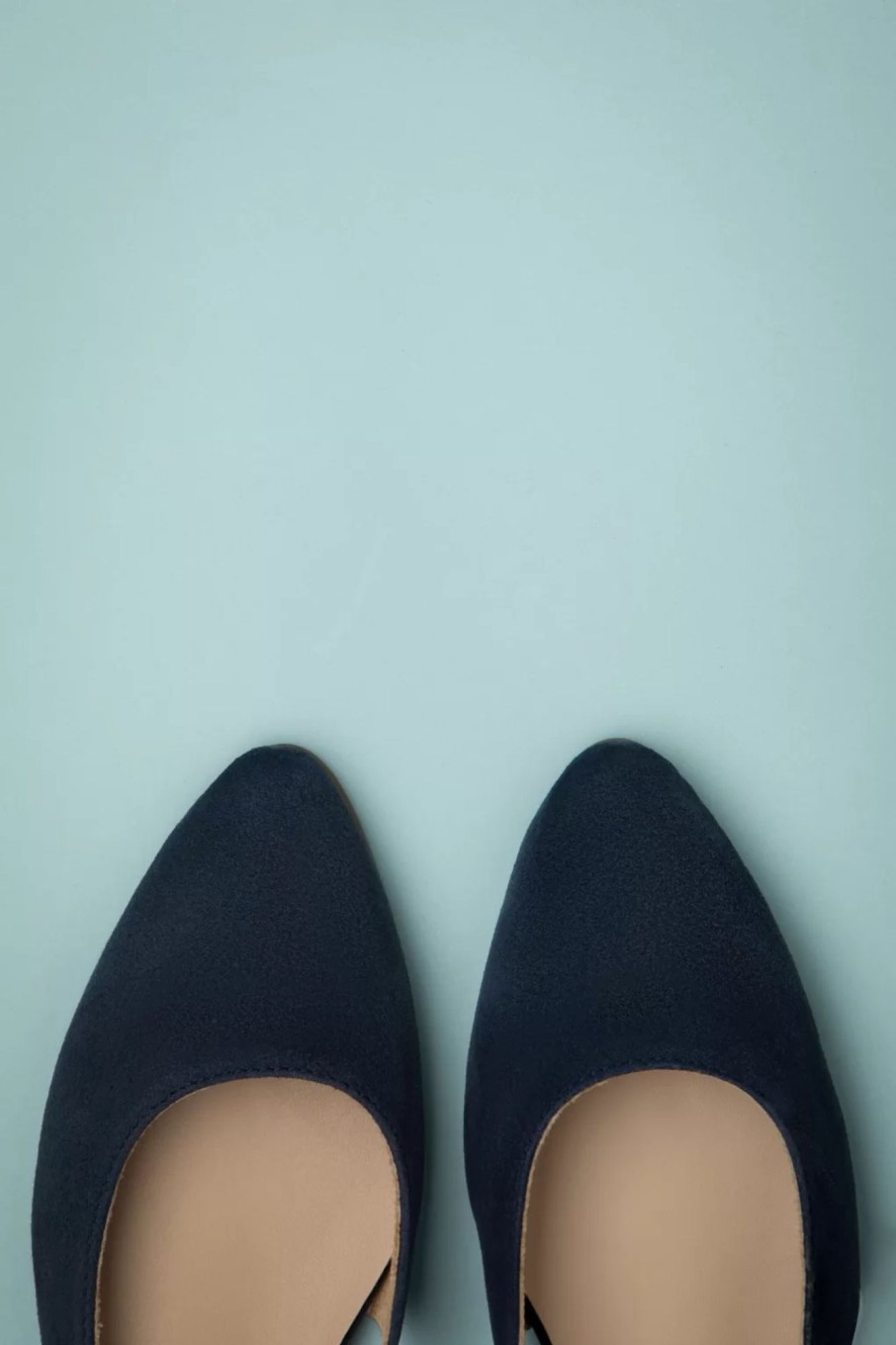 Tamaris Ballerinas | Josie Wildleder Flats In Navy