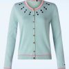 Banned Retro Strickjacken | Sommer Shade Chic Strickjacke In Mint