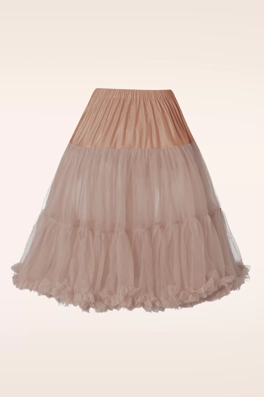 Banned Retro Petticoats | Lola Lifeforms Petticoat In Pfirsich Beige