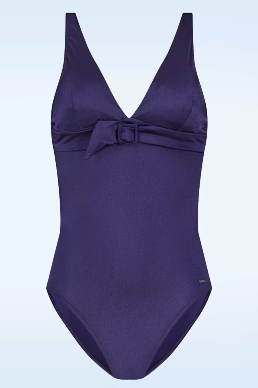 Cyell Badeanzuge | Satin Padded Badeanzug In Marineblau