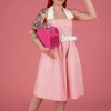 Collectif Clothing Plus Sizes Kleider | Waverly Swing Kleid In Rosa