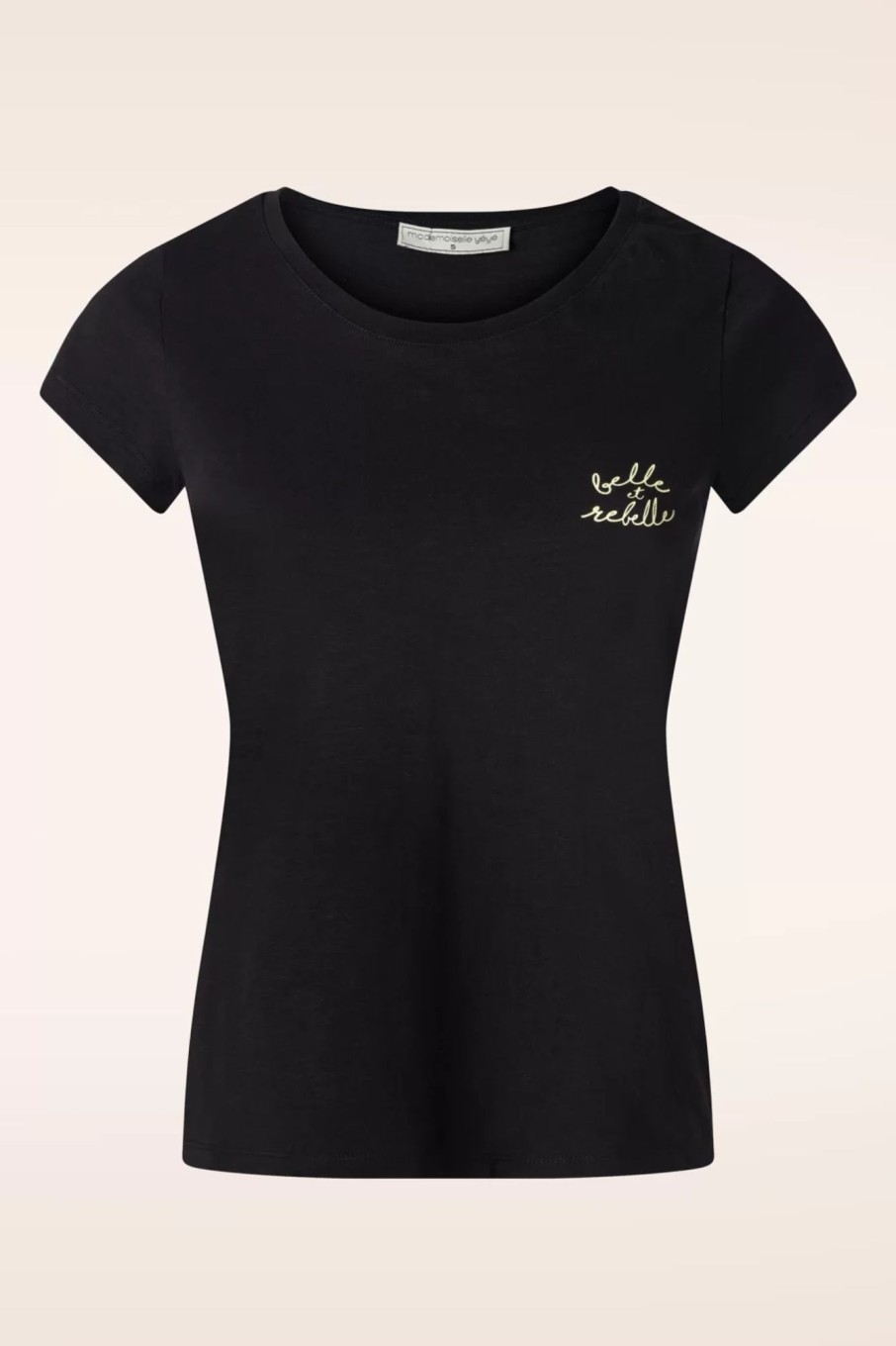 Mademoiselle Yu00e9Yu00e9 T-Shirts | Belle Et Rebelle T-Shirt In Schwarz