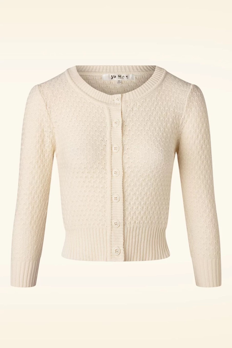 Mak Sweater Strickjacken | Jennie Strickjacke In Oatmeal