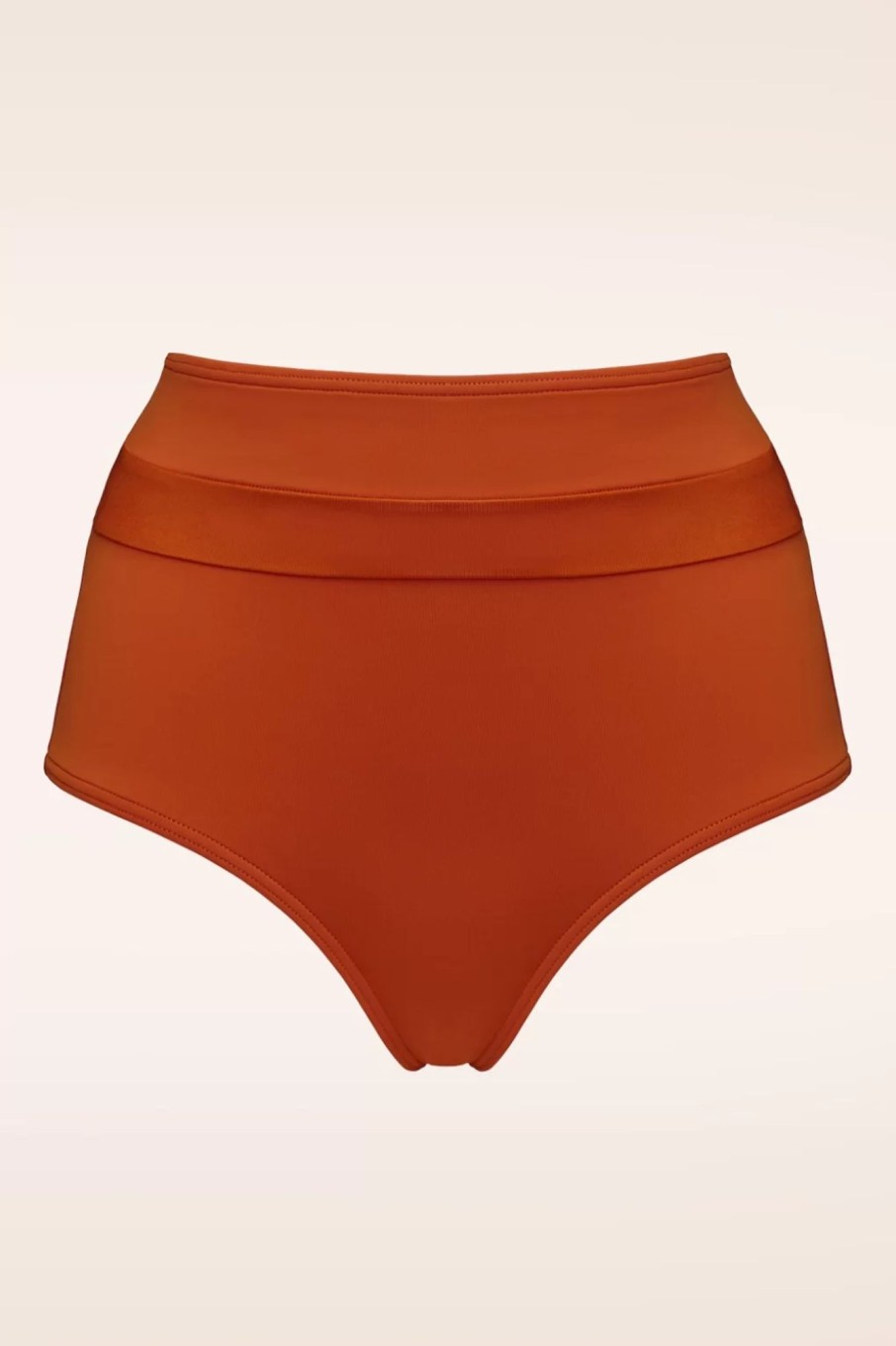 Marlies Dekkers Bikinis | Cache Coeur High Waist Bikinihose In Burnt Orange