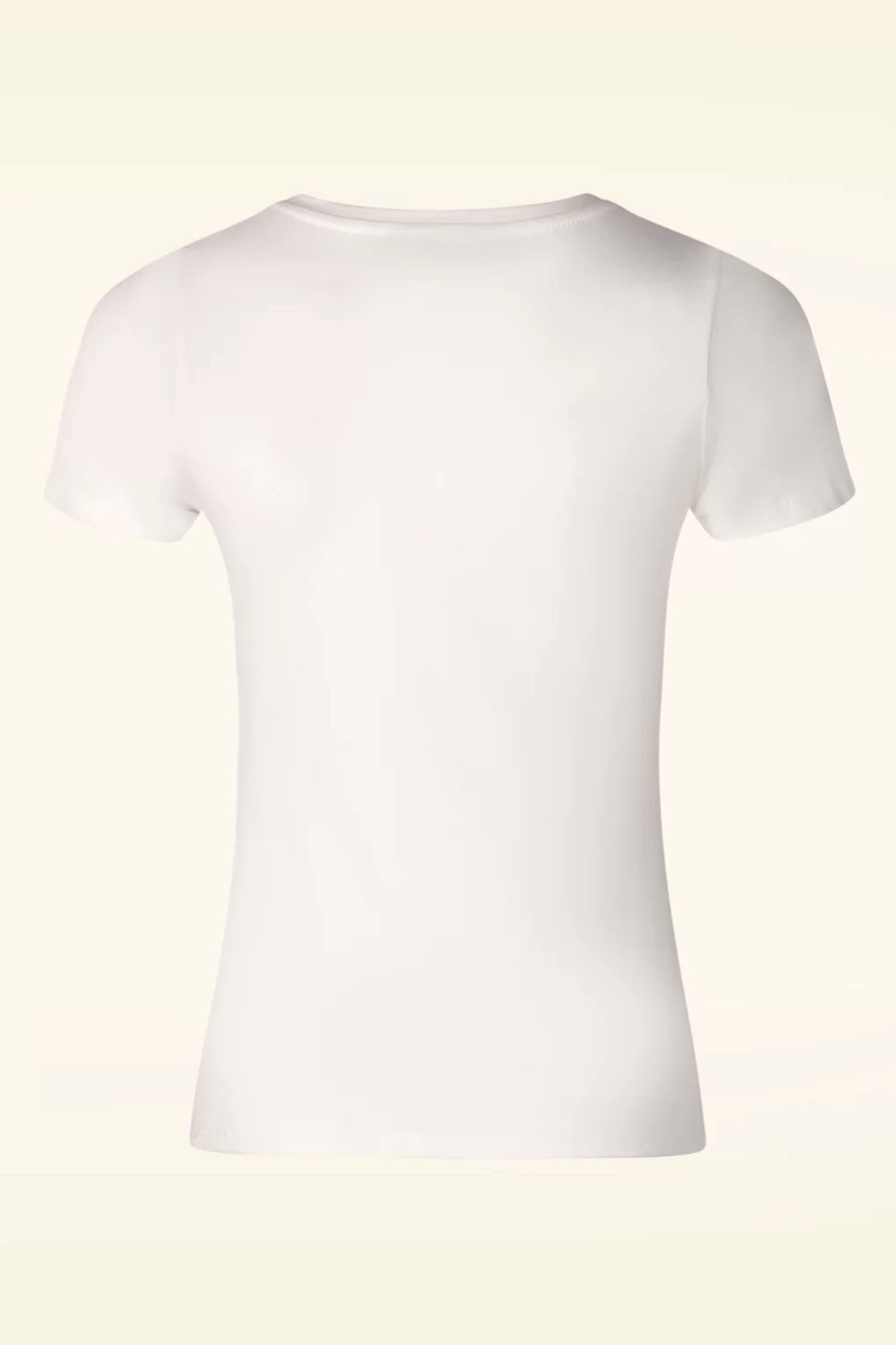 Queen Kerosin T-Shirts | Cooles Love-T-Shirt In Off White