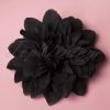 ZaZoo Haarschmuck | Blume Haarspange & Brosche In Schwarz