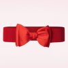 Banned Retro Gurtel | Bella Bow Gurtel In Rot