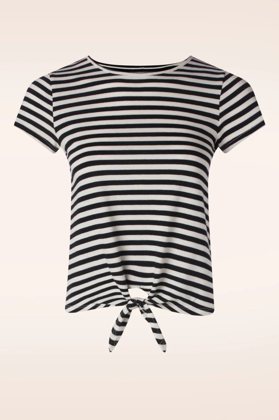 King Louie T-Shirts | Chopito Stripe Knot T-Shirt In Schwarz