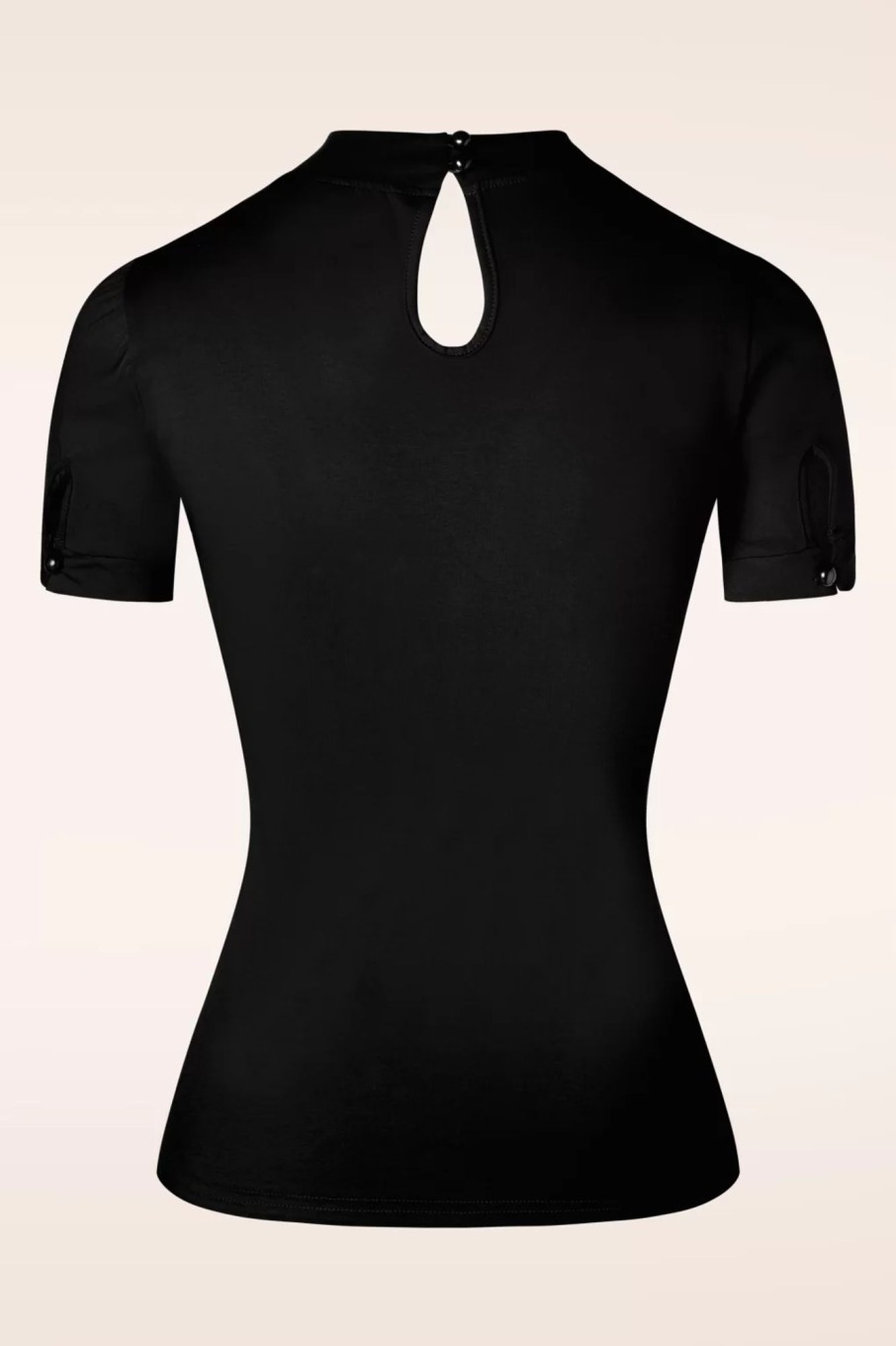 Banned Retro Tops | Sandy Liebt Danny Top In Schwarz