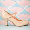 Bettie Page Shoes Pumps | 50Er Jahre Bettie Pumps In Latte