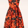 Bunny Plus Sizes Kleider | Rio Swing Kleid In Orange