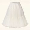 Banned Retro Petticoats | Lola Lifeforms Petticoat In Elfenbein