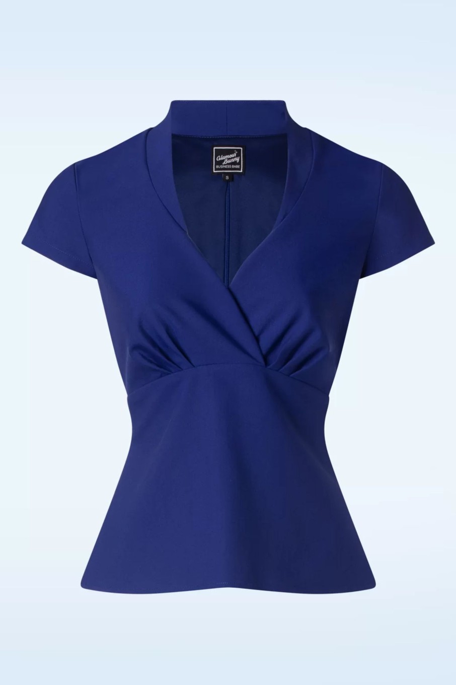 Glamour Bunny Business Babe Tops | Danny Lee Bluse In Konigsblau