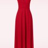 Vintage Chic for Topvintage Maxi Kleider | Rinda Glitter Maxi Kleid In Rot