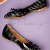 Banned Retro Ballerinas | Oxford Isabella Flats In Schwarz