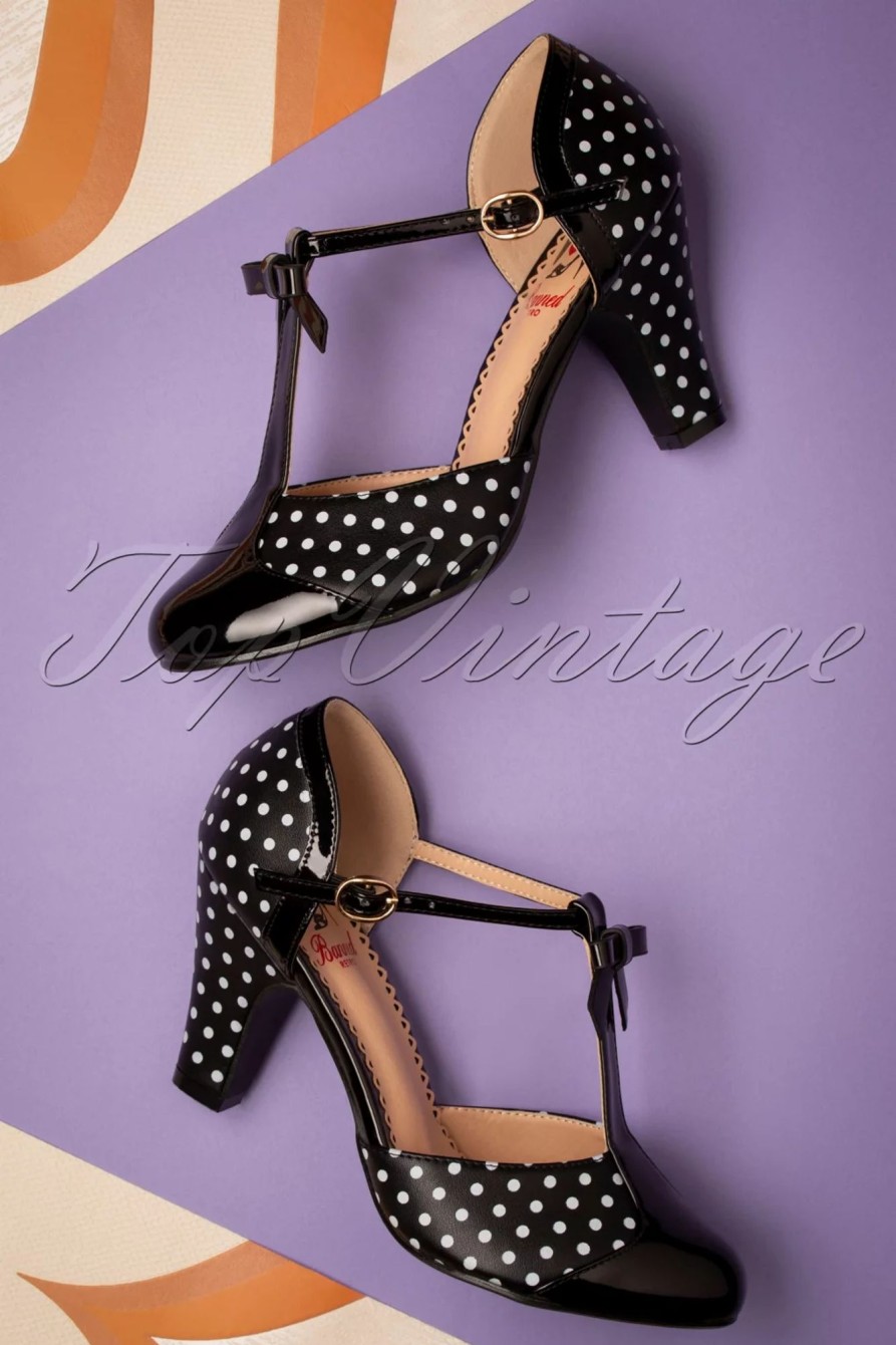 Banned Retro Pumps | Kelly Lee Pumps Mit T-Strap In Schwarz