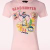 Queen Kerosin T-Shirts | Head Hunter T-Shirt In Rosa