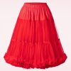 Banned Retro Petticoats | Lola Lebensformen Petticoat In Rot