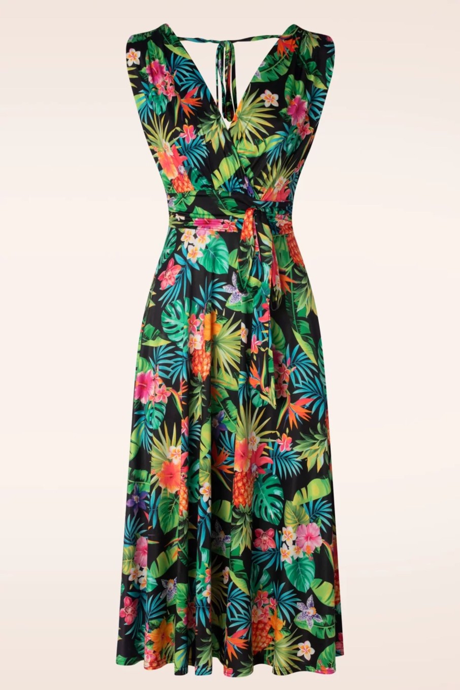 Vintage Chic for Topvintage Swing Kleider | Jane Tropical Swing Kleid In Multi