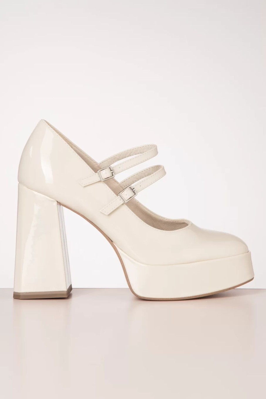 Tamaris Pumps | Minnie Platform Pumps In Ivory