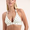 Cyell Bikinis | On Point Neckholder Bikinioberteil In Off White