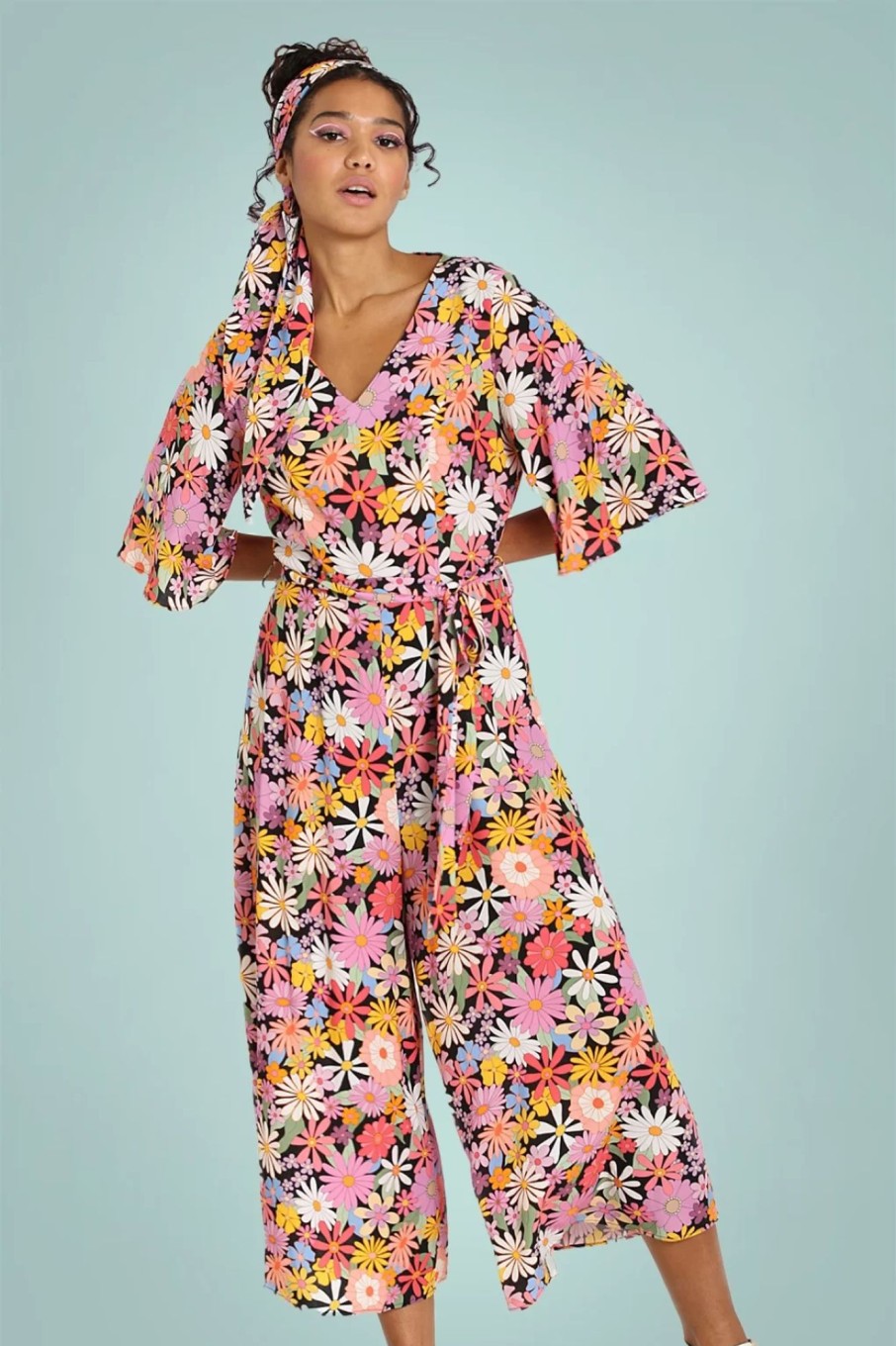 Bunny Playsuits & Jumpsuits | Nadine Flower Jumpsuit In Multi