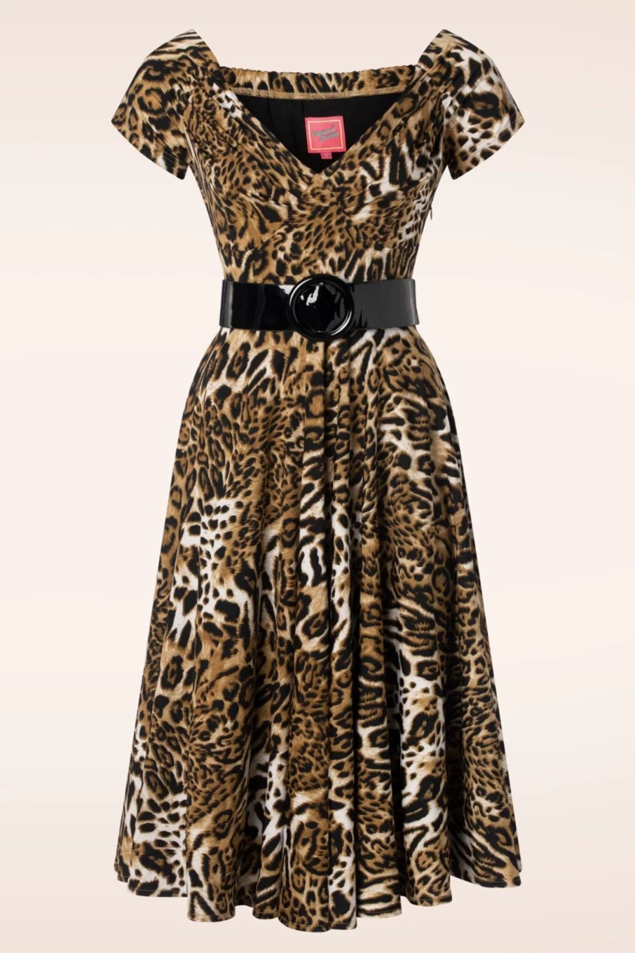 Glamour Bunny Uni Kleider | The Marilyn Swing Kleid In Leopard