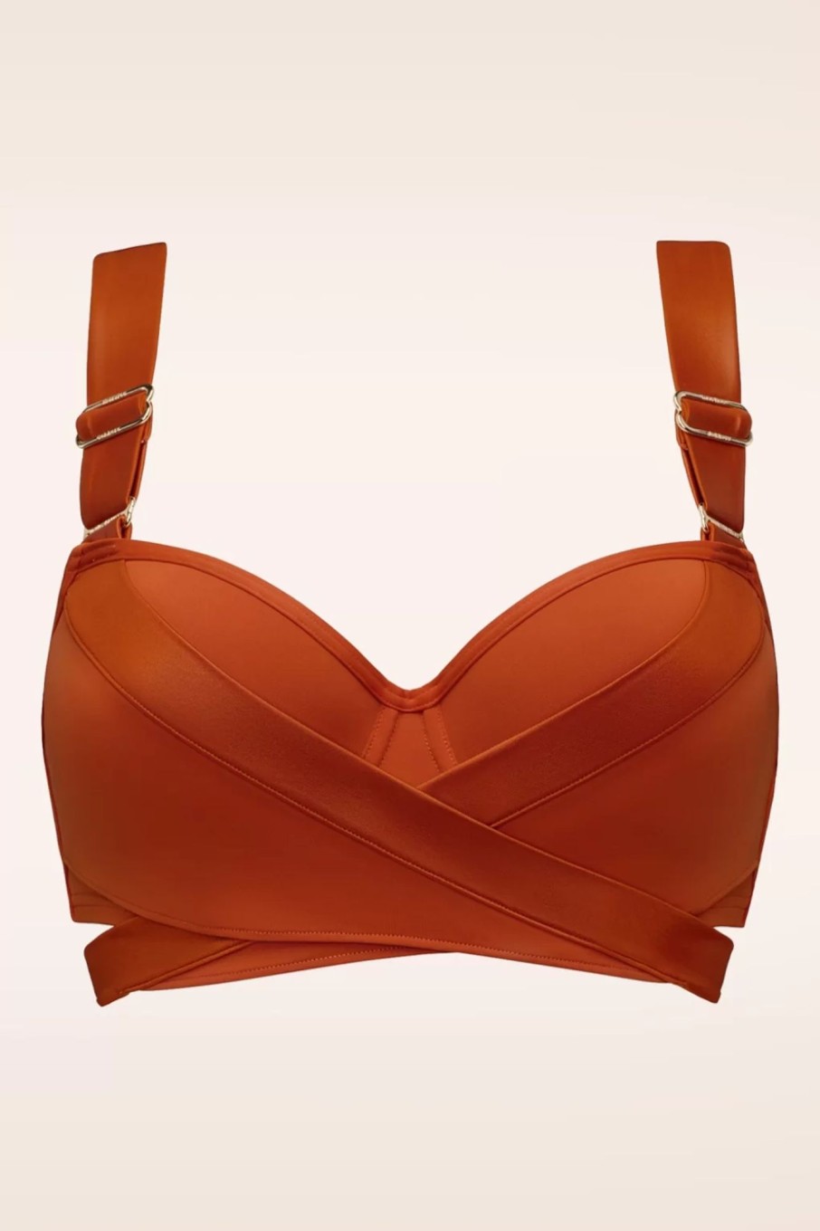 Marlies Dekkers Bikinis | Cache Coeur Push Up Bikini Top In Rost Orange