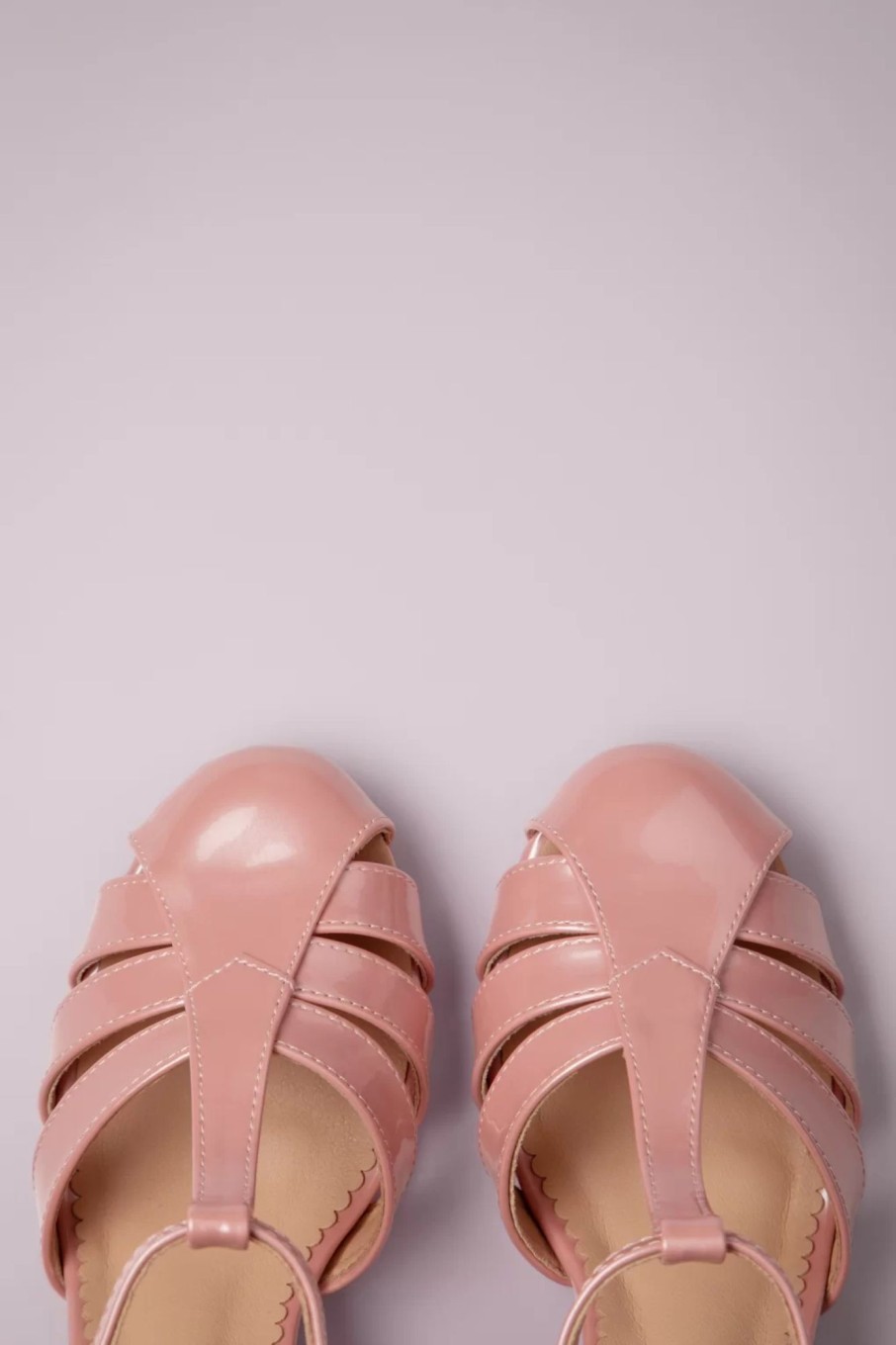 Banned Retro Pumps | Dance Me To The Stars Pumps In Pearly Pink