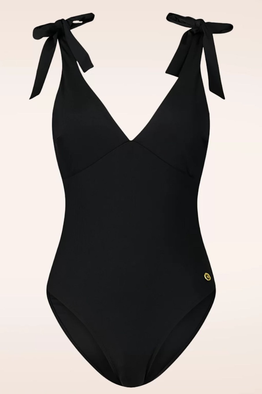 TC Beach Badeanzuge | Wow Rib Badeanzug In Schwarz