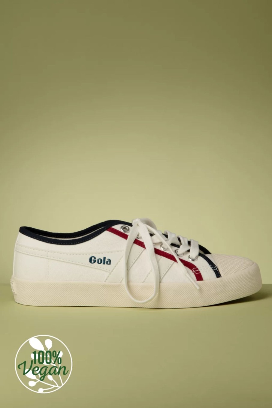 Gola Sneaker | Coaster Smash Turnschuhe In Off White Und Navy