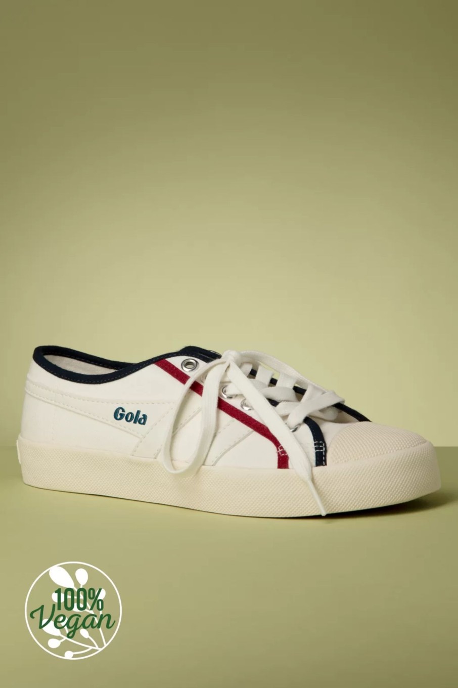 Gola Sneaker | Coaster Smash Turnschuhe In Off White Und Navy