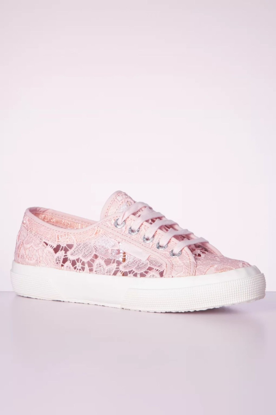 Superga Sneaker | Makramee Sneaker In Rosa