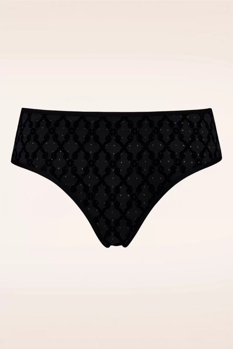 Marlies Dekkers Dessous | Brasilianischer Calliope-Slip In Schwarz Und Gold