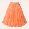 Banned Retro Petticoats | Lola Lifeforms Petticoat In Orange