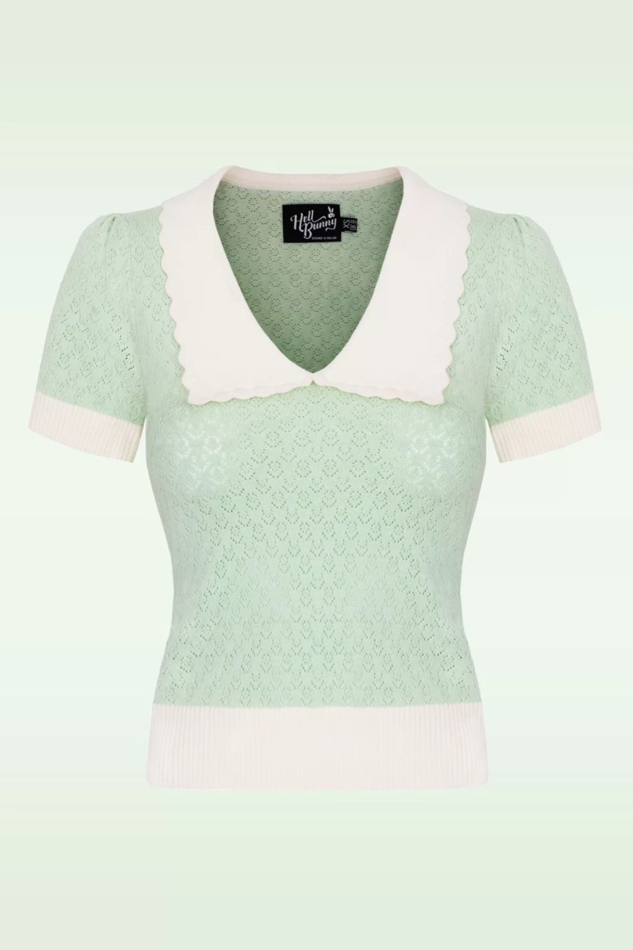 Bunny Pullover | Joanie Top In Mint