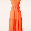 Smashed Lemon Plus Sizes Kleider | Ivy Maxi Kleid In Orange