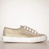 Superga Sneaker | Klassische Glitzer-Sneaker In Gold