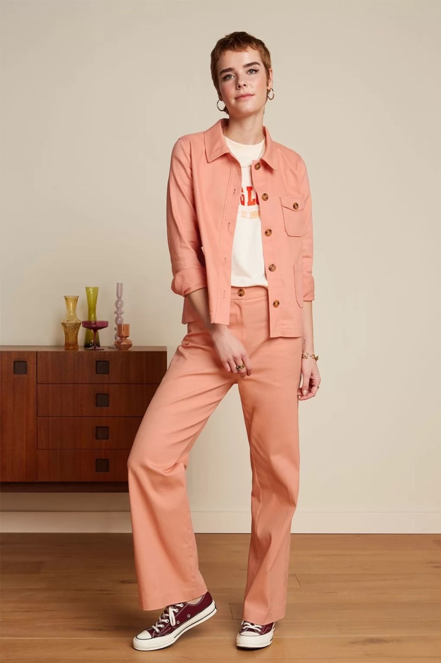 King Louie Hosen | Marcie Sturdy Hose In Muted Pink