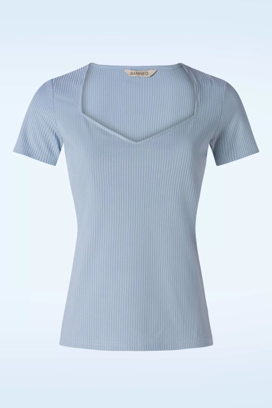 Banned Retro T-Shirts | Fara Top In Blau